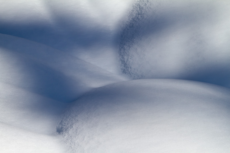 Melt Patterns In Snow